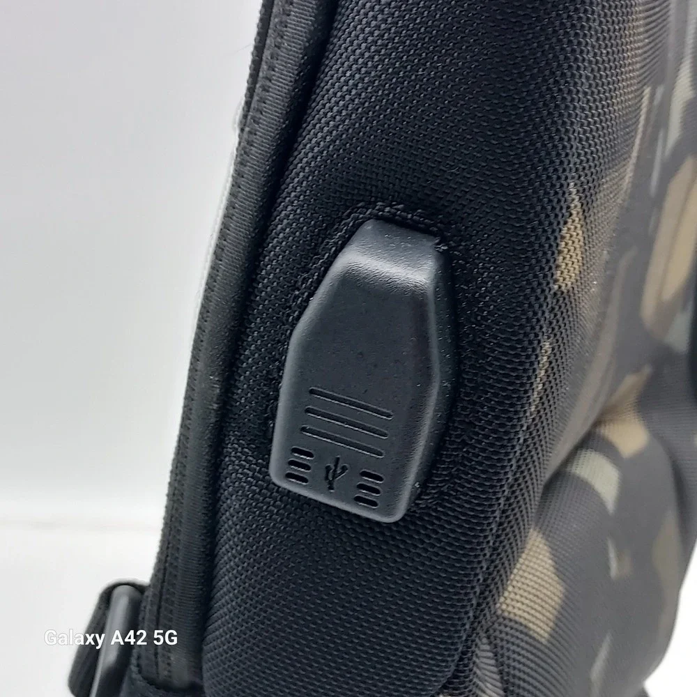 OZUKO Anti-Theft Sling Bag Camo Crossbody USB Charging Port TSA Lock Tactical